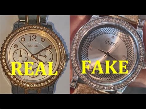 how do i know if my guess watch is fake
